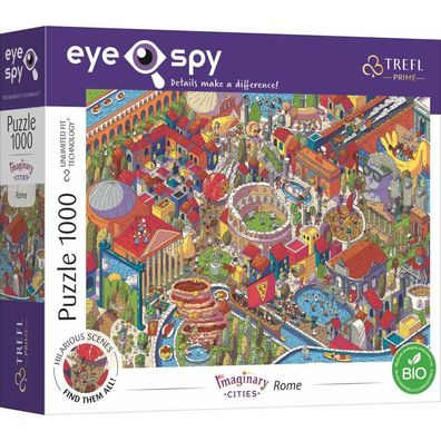 TREFL Puzzle UFT Eye-Spy Imaginary Cities: Rom, Italien 1000 Teile