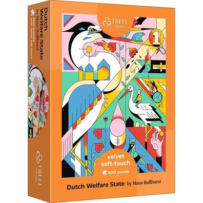 TREFL Puzzle UFT Velvet Soft Touch: Holland - Der Wohlfahrtsstaat 500 Teile