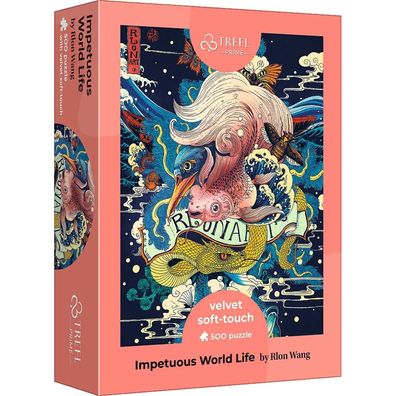 TREFL Puzzle UFT Velvet Soft Touch: Die ungezähmte Welt des Lebens 500 Teile