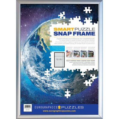 Eurographics Snap Frame Silberner Aluminium-Puzzle-Rahmen 48,89x67,63cm