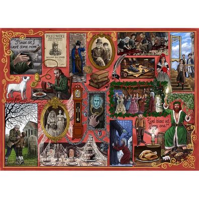 Gibsons Puzzle Book Club: Charles Dickens 1000 Teile