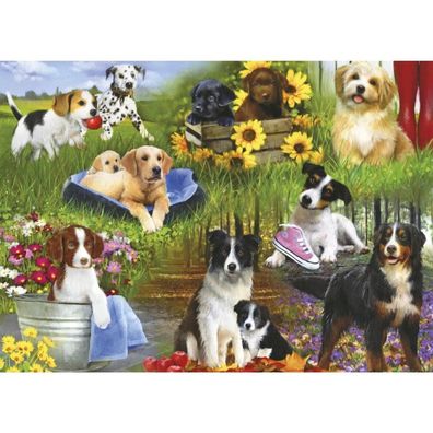 Gibsons Puzzle Wir setzen zusammen: Hunde 24 Teile