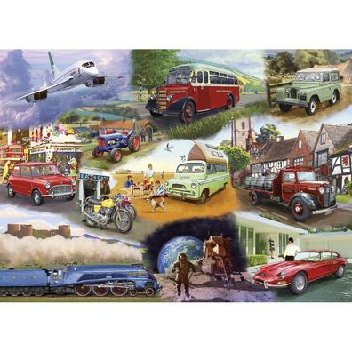 Gibsons Puzzle Wir setzen zusammen: Fahrzeuge 24 Teile
