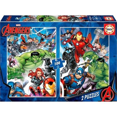 PUZZLE 2x100 Avengers 19679 EDUCA