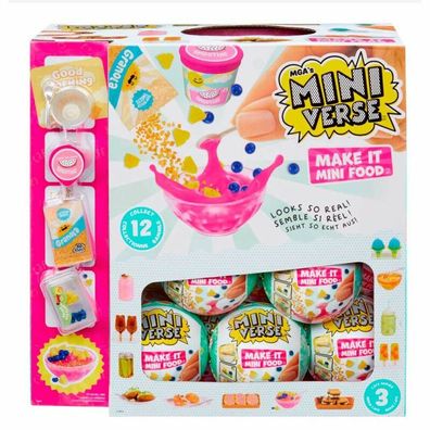 MGA's Miniverse Make It Mini Food Cafe Serie 3 Mini Collectibles (sortierter Artikel)