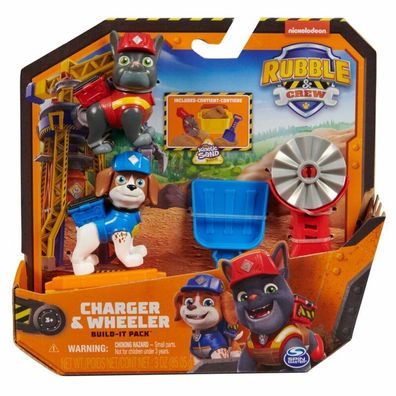 Rubble & Crew - Actionfiguren-Set Mit Charger & Wheeler