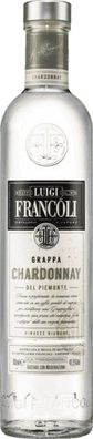 Luigi Francoli Grappa Chardonnay Del Piemonte NV 0.7 L Flasche