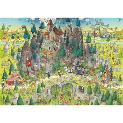 HEYE Puzzle Grüner Zoo: Ausstellung von Transsilvanien 1000 Teile