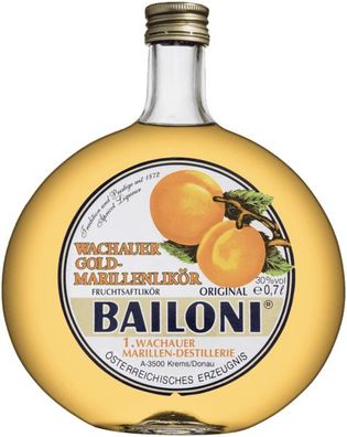 Bailoni Wachauer Gold-Marillenlikoer 30% NV 0.7 L Flasche