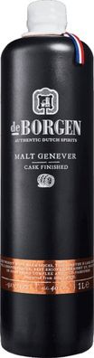 De Borgen Malt Genever 40% NV 1 L Flasche