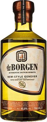 De Borgen New-Style Genever 40,8% NV 0.7 L Flasche