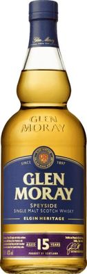 Glen Moray 15 Years Speyside Single Malt 40% NV 0.7 L Flasche (Gr. 0.7 L Flasche)