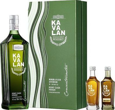 Kavalan Geschenkbox Concertmaster NV 0.8 L Flasche (Gr. 0.8 L Flasche)