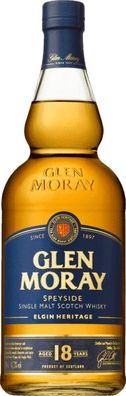 Glen Moray 18 Yrs Speyside Single Malt 47,2% NV 0.7 L Flasche (Gr. 0.7 L Flasche)