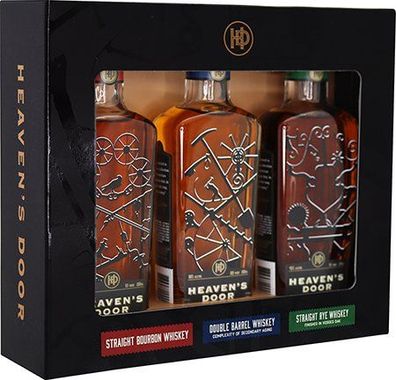 Heavens Door Trio 3X0,2L American Whisky In Gp NV 0.6 L Flasche (Gr. 0.6 L Flasche)