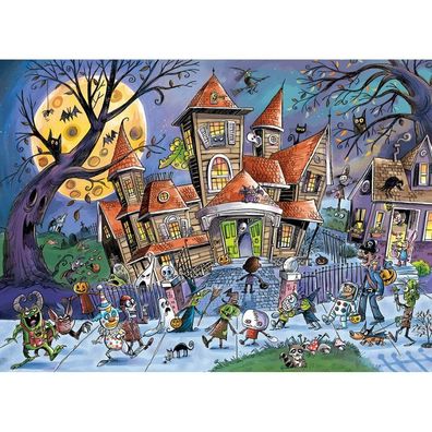 COBBLE HILL Familienpuzzle Haunted House 350 Teile