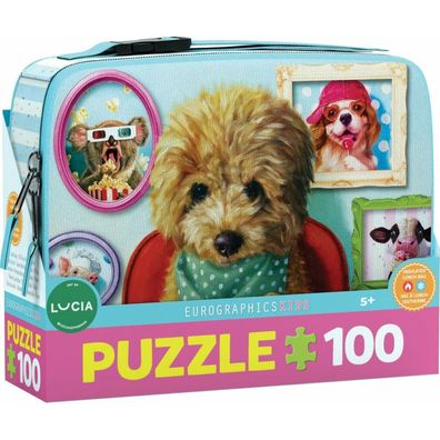 Eurographics Puzzle in einer Brotdose Zeit des Abends 100 Teile