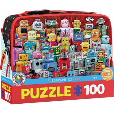 Eurographics Puzzle in einer Brotdose Roboter 100 Teile