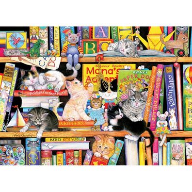COBBLE HILL Familienpuzzle Zeit der Kätzchen 350 Teile