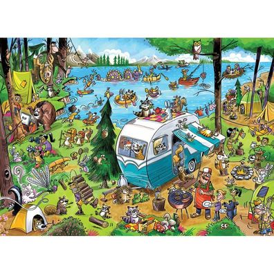 COBBLE HILL Familienpuzzle Ruf der Wildnis 350 Teile