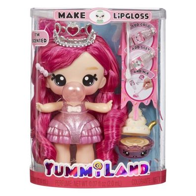 Yummiland Surprise Gro&#223; Bianca Bubblegum Puppe&#43; Lipgloss