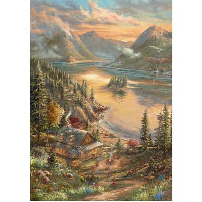 Thomas Kinkade Studios: Pracht Am Seeufer (500 Teile)