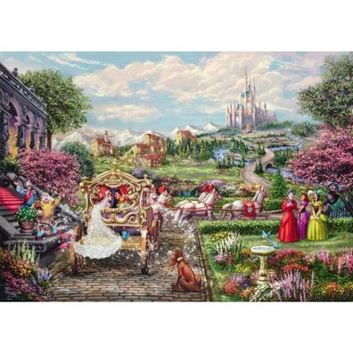 Thomas Kinkade Studios: Cinderella Happily Ever After 1000 Teile
