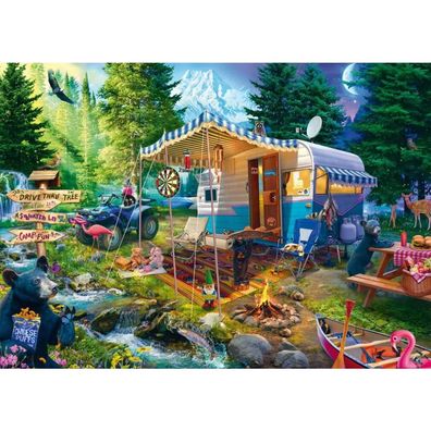 Jeff Haynie: Mit Dem Caravan In Den Bergen (1000 Teile)