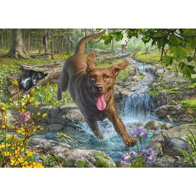Mark Fredrickson: Hundeliebe FrüHlingsspaziergang 1000 Teile