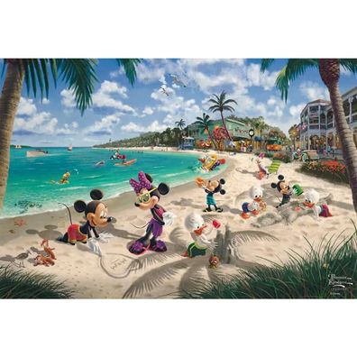 Thomas Kinkade Studios: Disney Mickey & Minnie In Florida 200 Teile