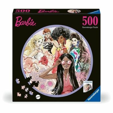 Rundpuzzle Barbie - Global Style Icon Since 1959 (500 Teile)