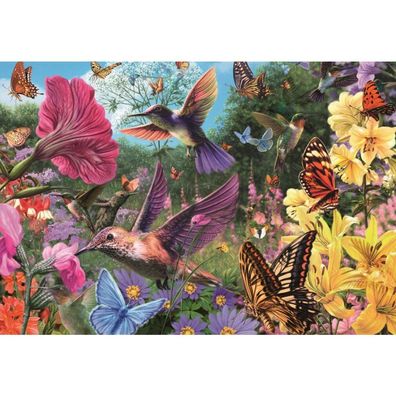 Feel Well & Puzzle - Kolibris Und Schmetterlinge (200 Teile)