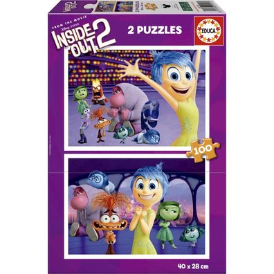 EDUCA Puzzle Im Kopf 2, 2x100 dlks