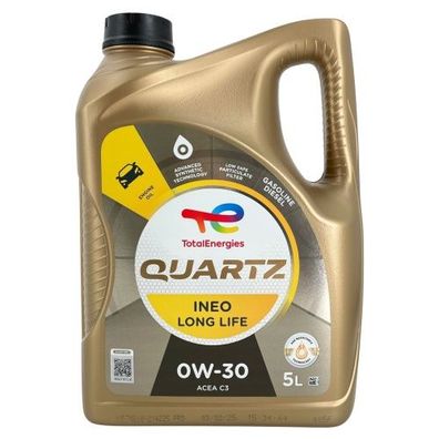 Total Quartz Ineo Long Life 0W-30 5 Liter