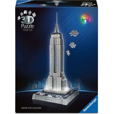 3D Puzzle Iconics: Empire State Building - Mit Licht (216)