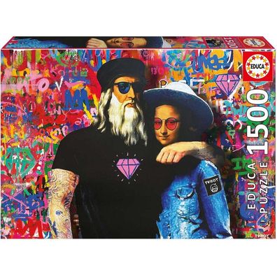 EDUCA Puzzle Leo und Lisa 1500 Puppen