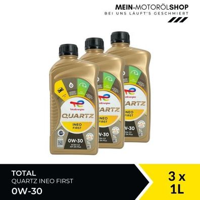 Total Quartz Ineo First 0W-30 3x1 Liter