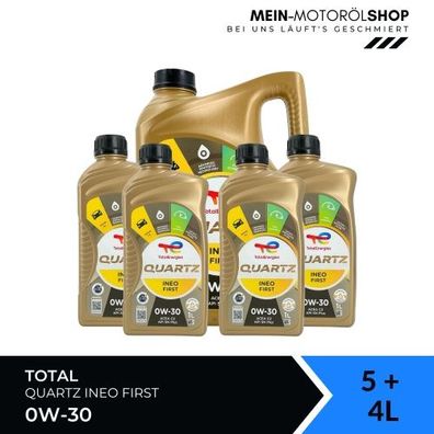 Total Quartz Ineo First 0W-30 5 + 4 Liter