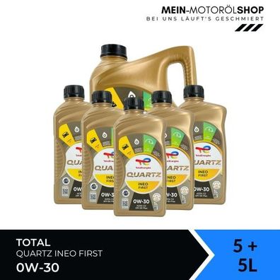 Total Quartz Ineo First 0W-30 5 + 5 Liter