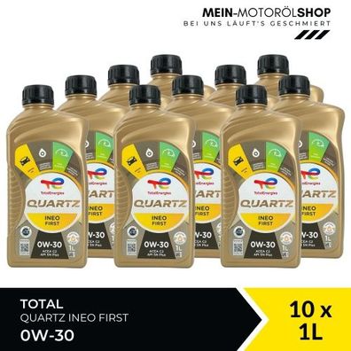 Total Quartz Ineo First 0W-30 10x1 Liter
