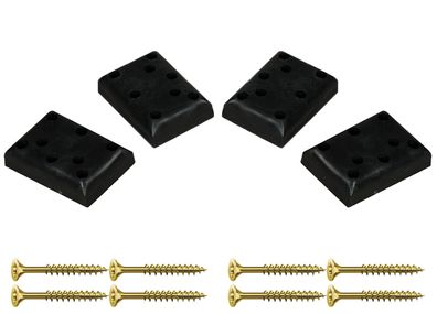 Strandkorb PE Gleiter 4er Set - bene living