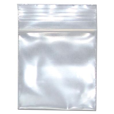 Schnellverschlußbeutel klar o. Druck - (100 Stück) - 55x65mm 90µ