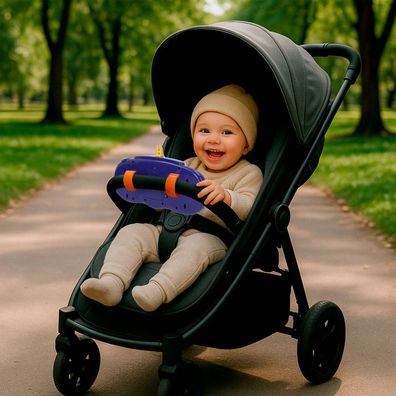 Lenkrad für Kinderwagen Bluey 26 x 16 x 7 cm (4 Stück)