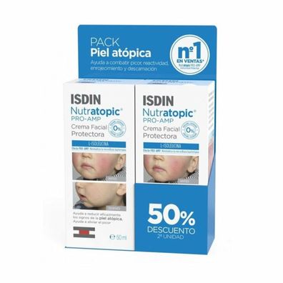 Isdin Nutratopic Pro amp Atopische Haut Gesichtscreme 2x50ml