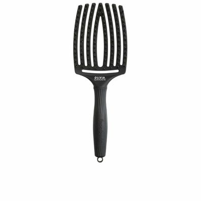 Fingerbürste AUS Wildleder UND NYLON Vollschwarz #L 1 u