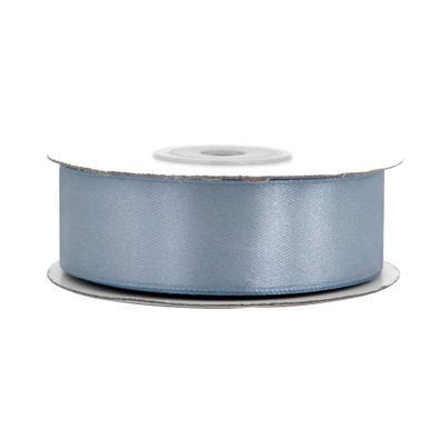 Satinband 25mm x 25m Rolle Dunkelgrau