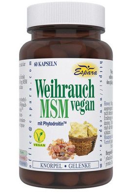 Weihrauch-MSM vegan 60 Kapseln