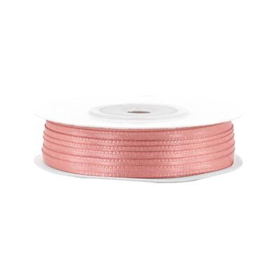 Satinband 3mm x 50m Rolle Rosegold