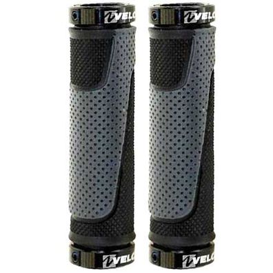 Griffe VELO MTB D2, Paar 135/135 mm, schwarz, Messingschlager, 410101