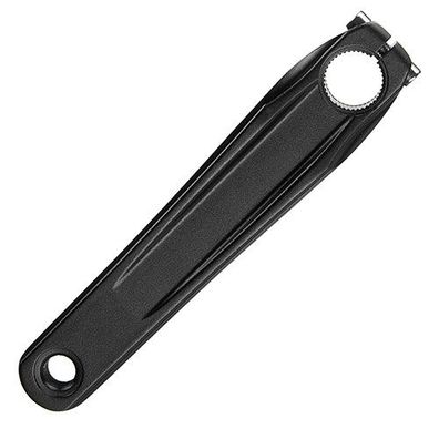 Kurbel E-Bike, links, L=175mm, Offset 13mm Samox, für Shimano, Aluminium, schwarz